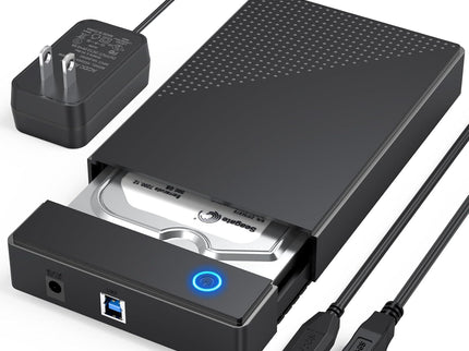 3.5 Hard Drive Enclosure, CLAVOOP USB 3.0 Internal Hard Drive Case