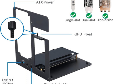 External GPU Enclosure Dock