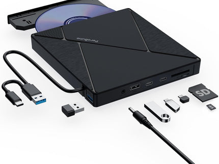 PeroBuno External CD DVD Drive
