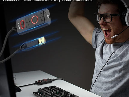 1Mii USB Sound Card - 3.5mm Jack Audio Adapter