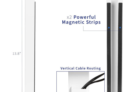 VIVO 14" Steel Magnetic Under-Desk Cable Organizer