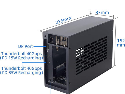 Thunderbolt 3/4 USB4 PCIe Expansion Chassis
