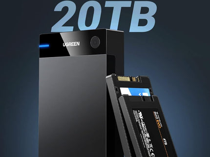 UGREEN External Hard Drive Enclosure for 3.5 2.5 Inch SATA SSD