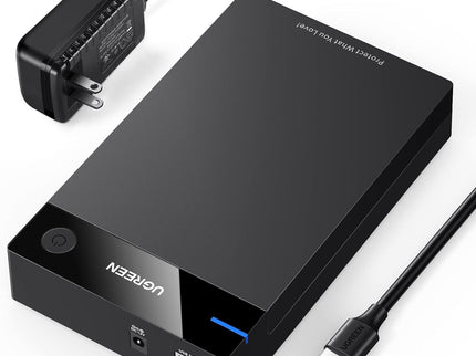 UGREEN External Hard Drive Enclosure for 3.5 2.5 Inch SATA SSD