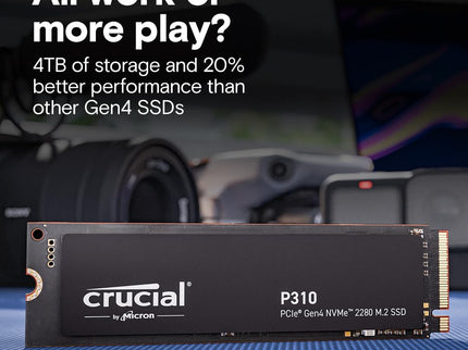 Crucial P310 1TB 2280 PCIe Gen4 3D NAND NVMe M.2 SSD