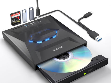 Unitek External CD DVD Drive