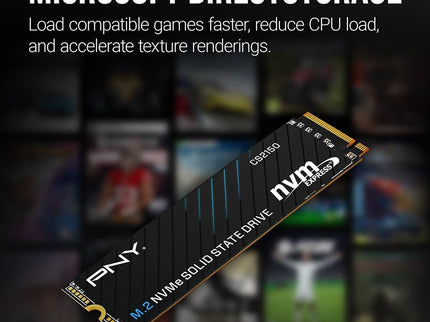 PNY CS2150 2TB Gen5 PCIe NVMe M.2 2280 3D NAND SSD