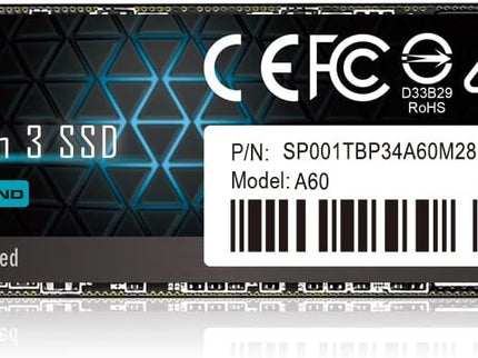 Silicon Power 1TB - NVMe M.2 PCIe Gen3x4 2280 SSD (SP001TBP34A60M28)