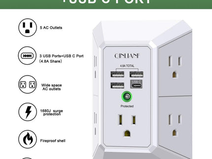 Wall Charger, Surge Protector