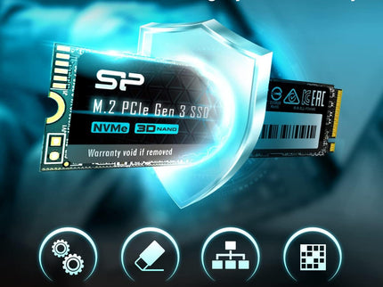 Silicon Power 1TB - NVMe M.2 PCIe Gen3x4 2280 SSD (SP001TBP34A60M28)