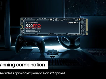 SAMSUNG 990 PRO SSD 4TB PCIe 4.0 M.2 2280 Internal Solid State Hard Drive