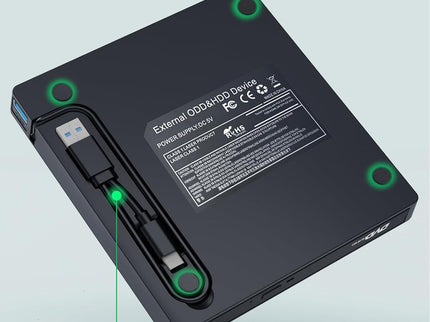 PeroBuno External CD DVD Drive