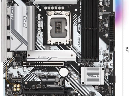 ASRock B760M Pro RS Motherboard DDR5 7200MHz HDMI