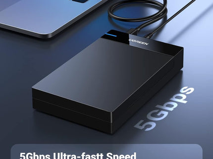 UGREEN External Hard Drive Enclosure for 3.5 2.5 Inch SATA SSD