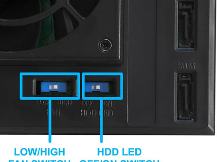 Kingwin Hard Drive Enclosure for Computer PC Case
