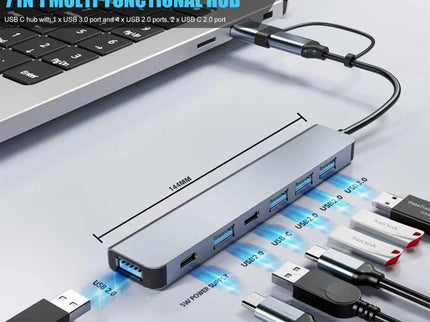 【Upgrade】 USB C/USB Hub, BERLAT