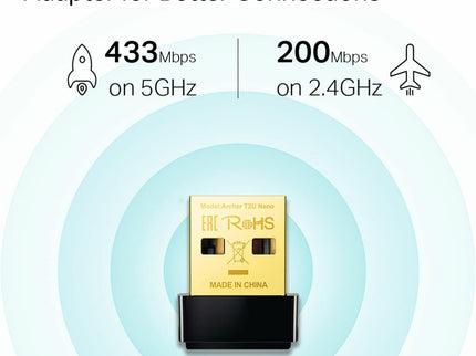 TP-Link Nano AC600 USB WiFi Adapter(Archer T2U Nano)