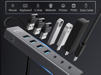 4Ft 7-Port USB Hub 3.0