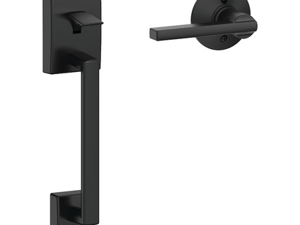 Schlage Touch Century Matte Black Touchscreen Keypad Electronic Deadbolt and Handle Lock