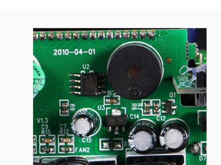 4-Channel PC Fan Controller – LCD Display, Temp Sensor, Date/Time, Supports 4 CPU Fans