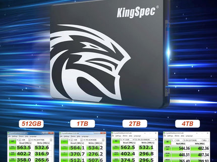 KingSpec 1TB 2.5 SSD SATA III Internal - 550MB