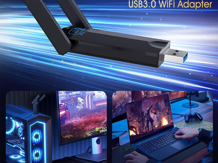 Wireless USB 3.0 WiFi Adapter for Desktop PC