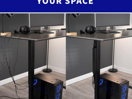 VIVO 14" Steel Magnetic Under-Desk Cable Organizer
