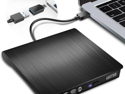 External DVD Drive, Portable USB 3.0