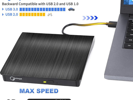 Gotega External DVD Drive, USB 3.0
