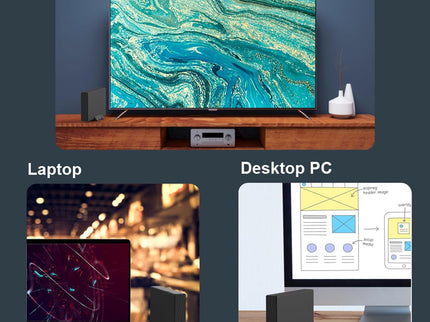 GODO USB 3.0 to 3.5 Inch Hard Drive Enclosure, Vertical External Hard Drive