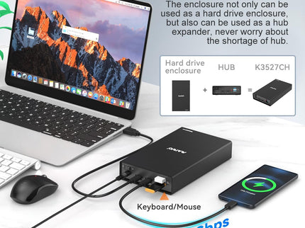 MAIWO External Hard Drive Enclosure(6Gbps)