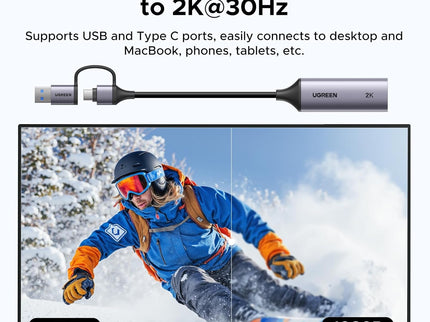 UGREEN 2K@30Hz Video Capture Card 4K