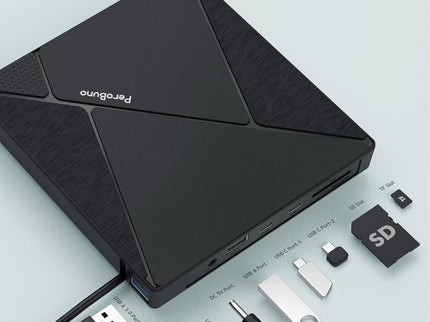 PeroBuno External CD DVD Drive