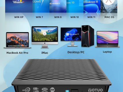 External DVD Drive, Portable USB 3.0