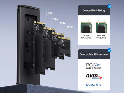 UGREEN SSD Enclosure, Tool-Free USB C External