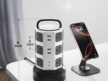 Power Strip Tower Surge Protector