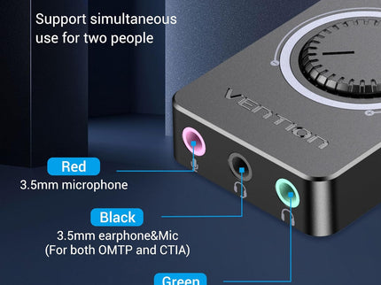VENTION USB Sound Card, External Stereo Sound Card