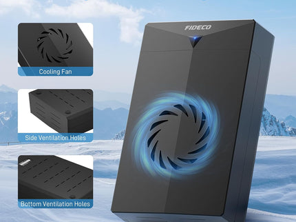FIDECO Hard Drive Enclosure, USB 3.0