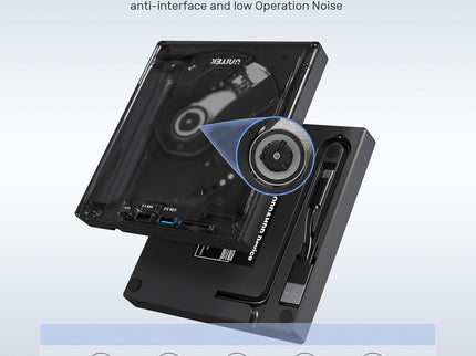 Unitek External CD DVD Drive