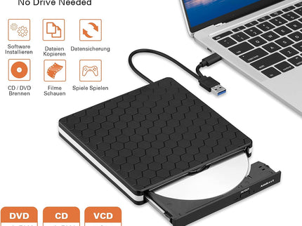 External DVD Drive, Amicool USB 3.0