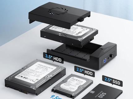 FIDECO Hard Drive Enclosure, USB 3.0
