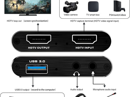 4K Capture Card Game Capture Card