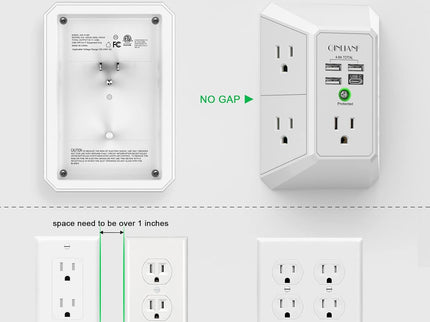 Wall Charger, Surge Protector
