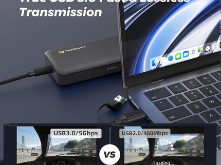 4K HDMI Capture Card, USB 3.0 Video Capture Card for Streaming