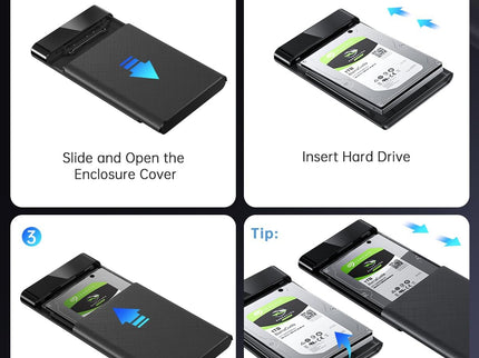POSUGEAR 2.5'' External Hard Drive Enclosure