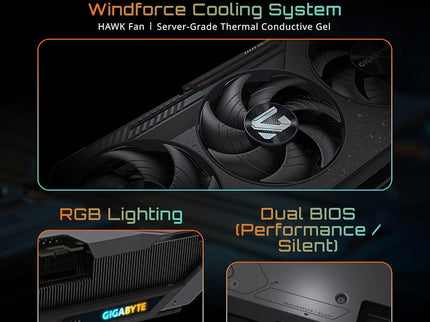 GIGABYTE Radeon RX 9070 XT Gaming OC 16G Graphics Card