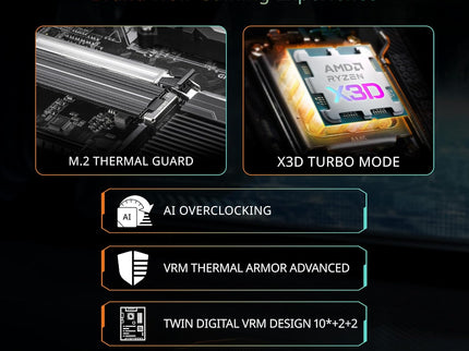 GIGABYTE B850M Gaming X WIFI6E AMD AM5 LGA 1718 Motherboard