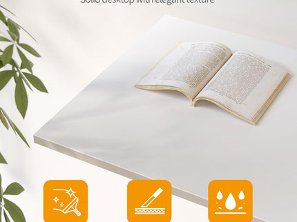 CubiCubi Computer Desk with 2 Drawers