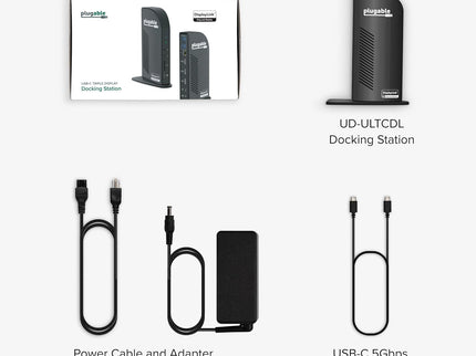 Plugable USB-C Triple Monitor Docking Station