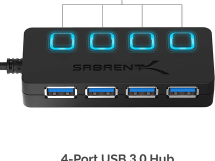 SABRENT 4-Port USB 3.0 Hub